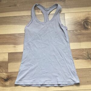 Lululemon Lilac Ribbed Racerback Tank